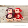 2016 new year hot sale cute plush monkey toy Chinese manufacture
